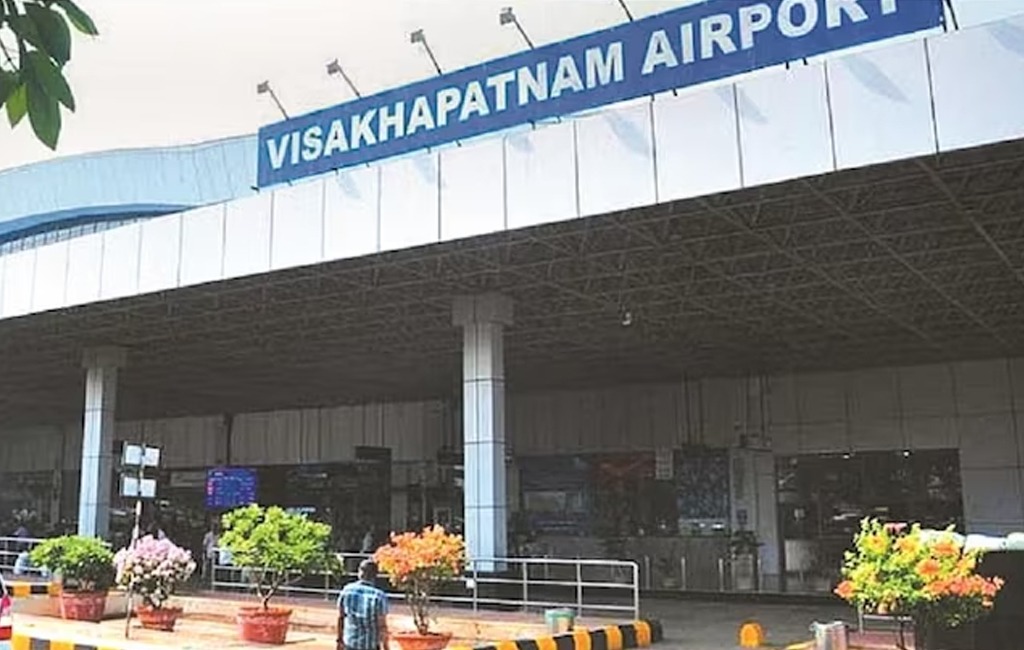 Visakhapatnam airport reachable within 60 minutes