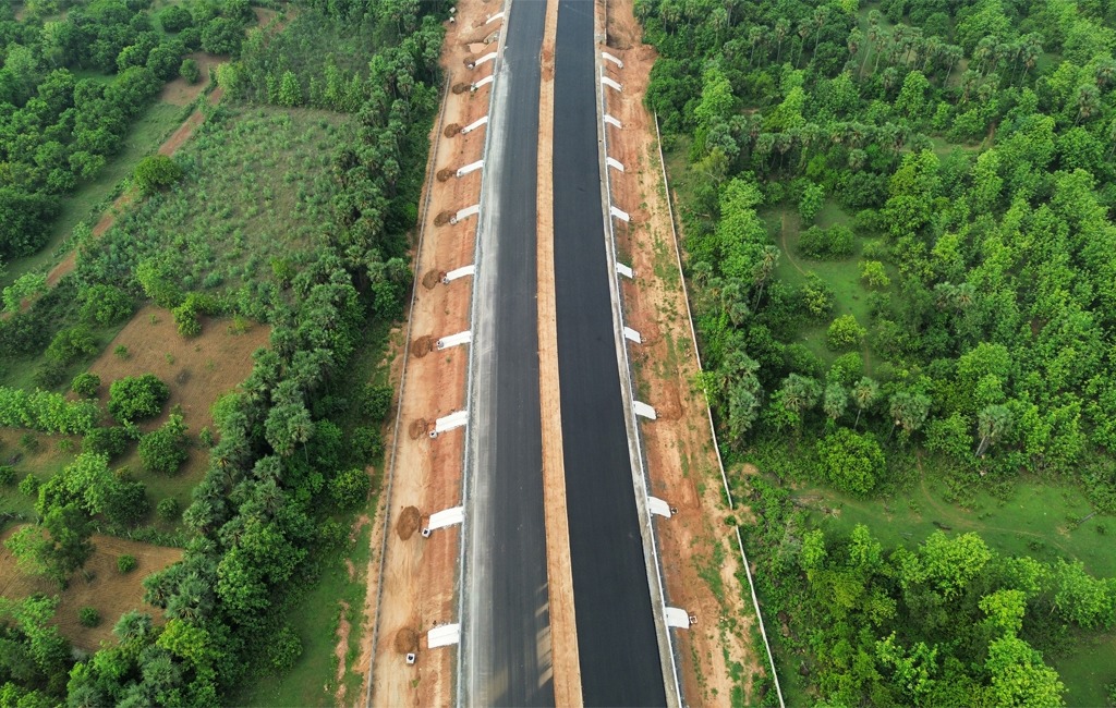 About 20 minutes to Visakhapatnam - Raipur Greenfield National Highway