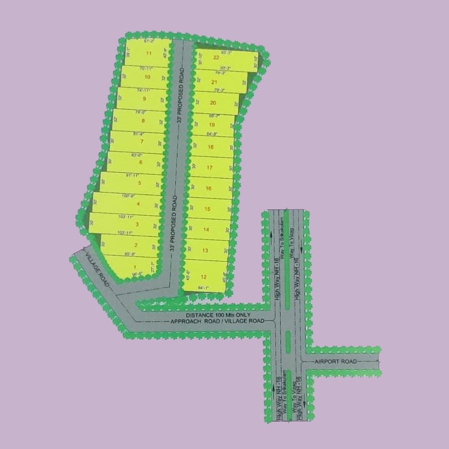 New Way City — map